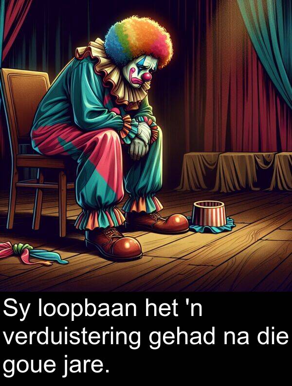 gehad: Sy loopbaan het 'n verduistering gehad na die goue jare.