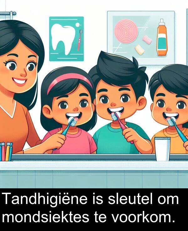 mondsiektes: Tandhigiëne is sleutel om mondsiektes te voorkom.