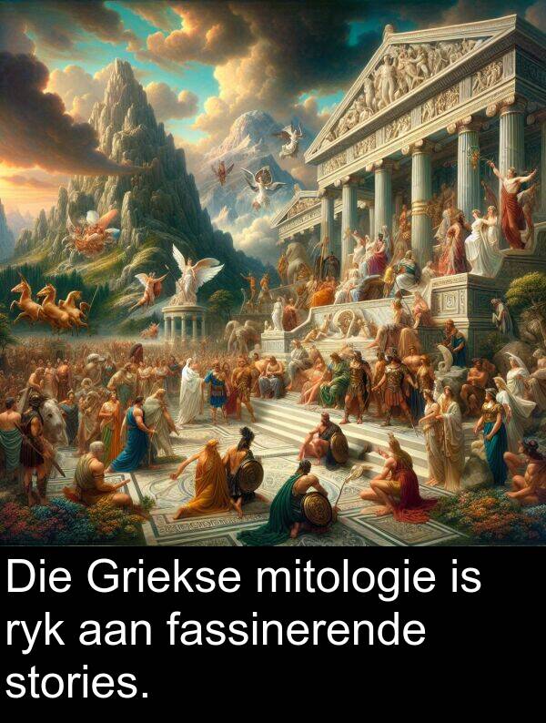 aan: Die Griekse mitologie is ryk aan fassinerende stories.