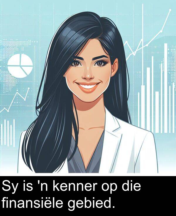 gebied: Sy is 'n kenner op die finansiële gebied.