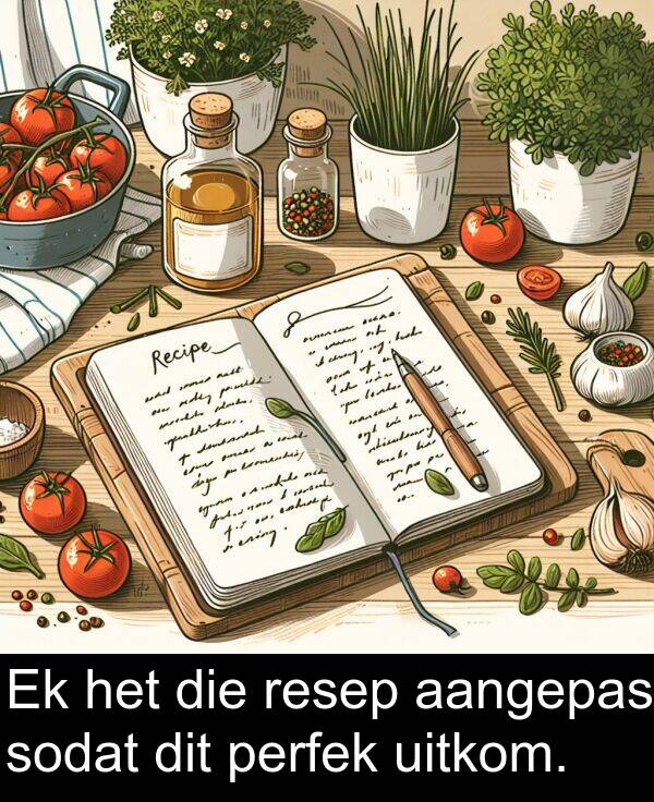 aangepas: Ek het die resep aangepas sodat dit perfek uitkom.