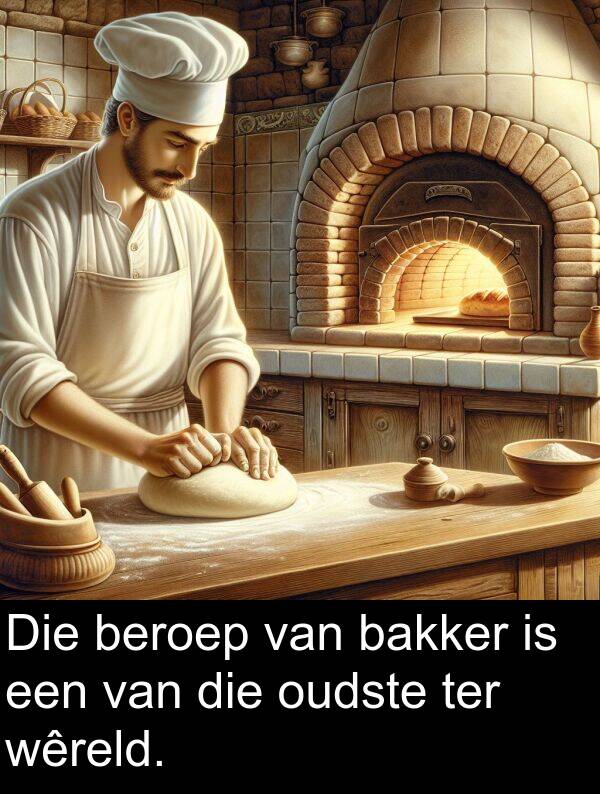 wêreld: Die beroep van bakker is een van die oudste ter wêreld.