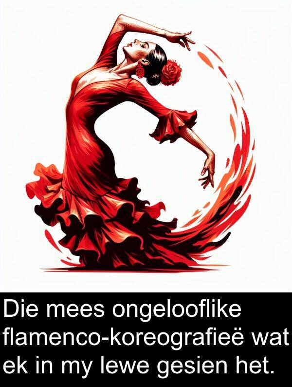 ongelooflike: Die mees ongelooflike flamenco-koreografieë wat ek in my lewe gesien het.