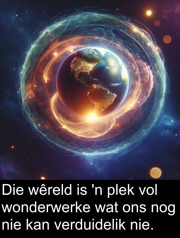 wonderwerke: Die wêreld is 'n plek vol wonderwerke wat ons nog nie kan verduidelik nie.