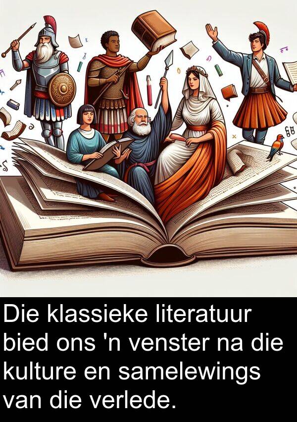 literatuur: Die klassieke literatuur bied ons 'n venster na die kulture en samelewings van die verlede.