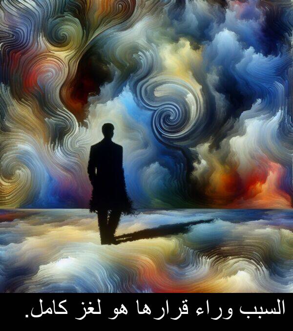 كامل: السبب وراء قرارها هو لغز كامل.