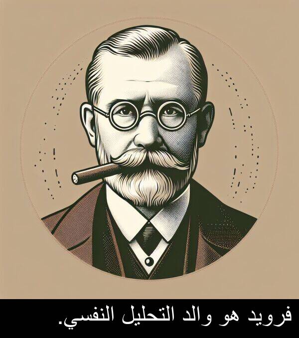 النفسي: فرويد هو والد التحليل النفسي.