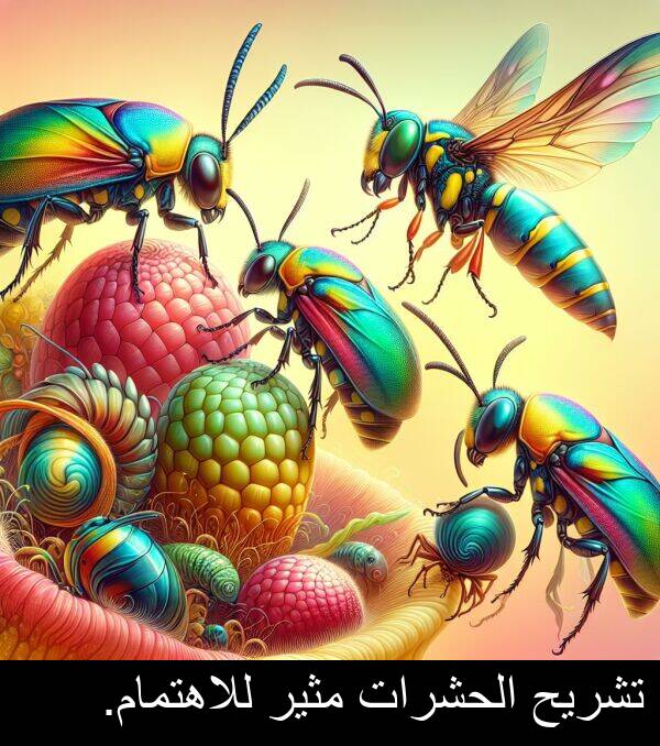 للاهتمام: تشريح الحشرات مثير للاهتمام.