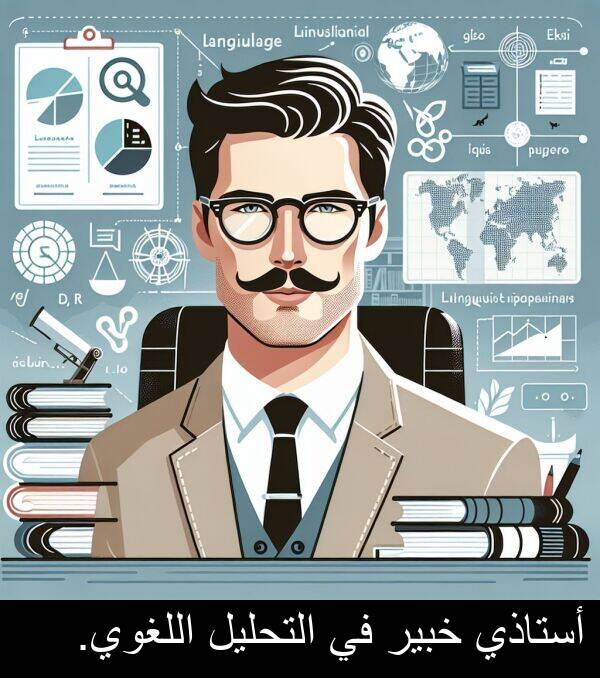 خبير: أستاذي خبير في التحليل اللغوي.