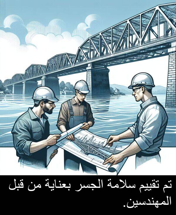 سلامة: تم تقييم سلامة الجسر بعناية من قبل المهندسين.