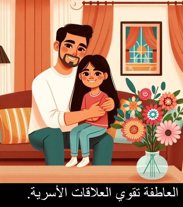 العلاقات: العاطفة تقوي العلاقات الأسرية.