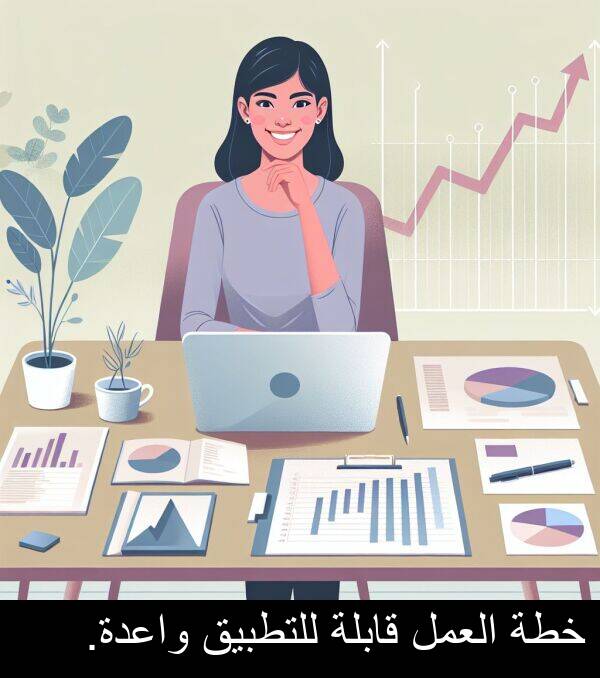 واعدة: خطة العمل قابلة للتطبيق واعدة.