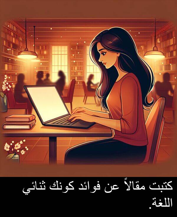 كونك: كتبت مقالاً عن فوائد كونك ثنائي اللغة.