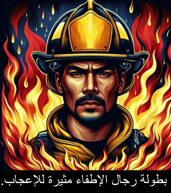 رجال: بطولة رجال الإطفاء مثيرة للإعجاب.