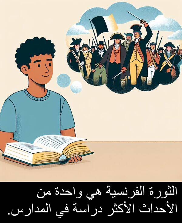 دراسة: الثورة الفرنسية هي واحدة من الأحداث الأكثر دراسة في المدارس.