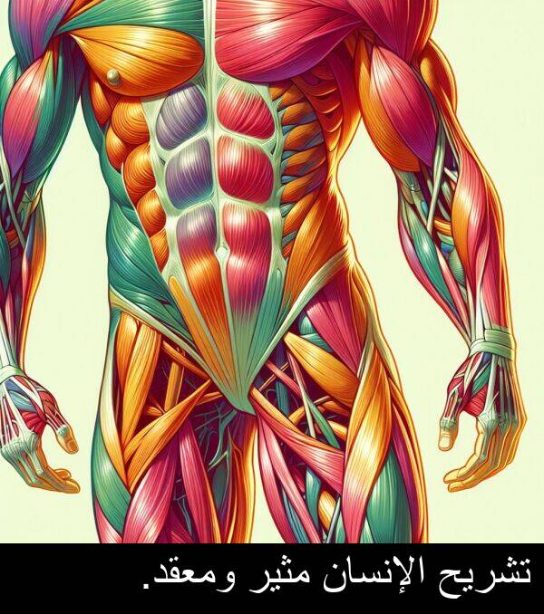 الإنسان: تشريح الإنسان مثير ومعقد.