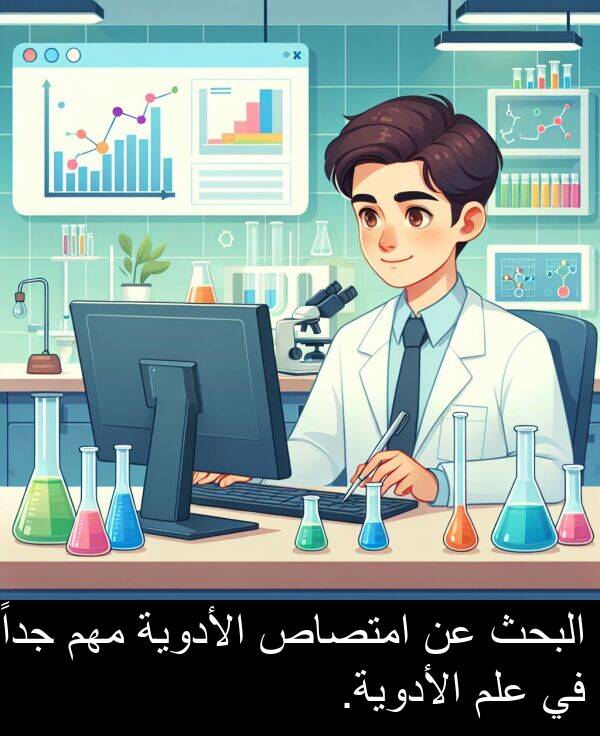 البحث: البحث عن امتصاص الأدوية مهم جداً في علم الأدوية.