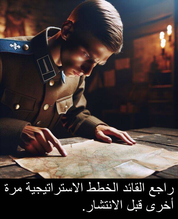 راجع: راجع القائد الخطط الاستراتيجية مرة أخرى قبل الانتشار.