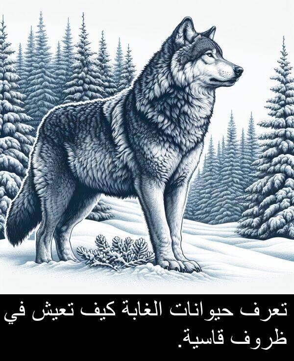 كيف: تعرف حيوانات الغابة كيف تعيش في ظروف قاسية.