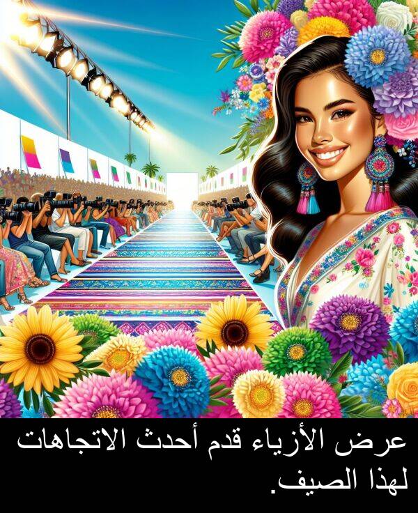عرض: عرض الأزياء قدم أحدث الاتجاهات لهذا الصيف.