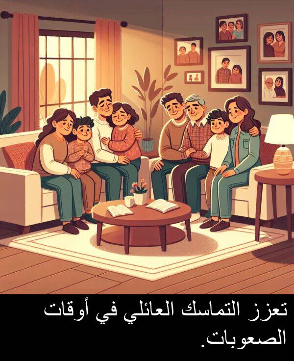 العائلي: تعزز التماسك العائلي في أوقات الصعوبات.
