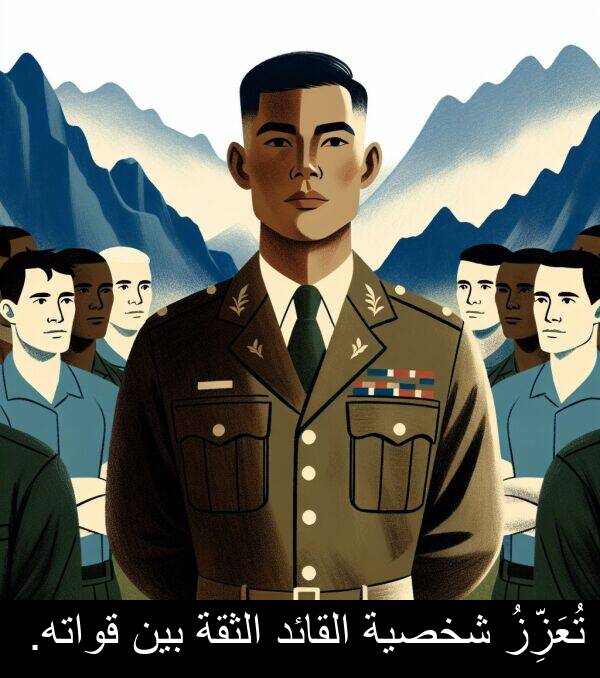 شخصية: تُعَزِّزُ شخصية القائد الثقة بين قواته.