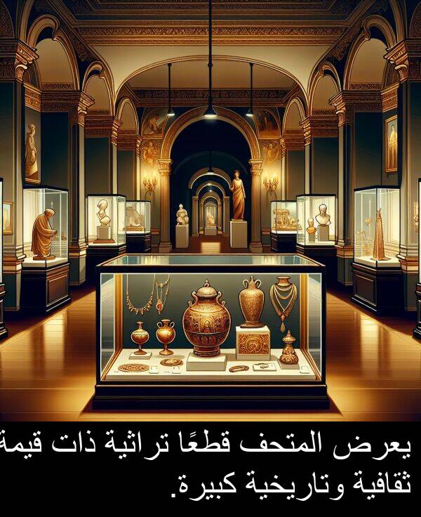 ذات: يعرض المتحف قطعًا تراثية ذات قيمة ثقافية وتاريخية كبيرة.