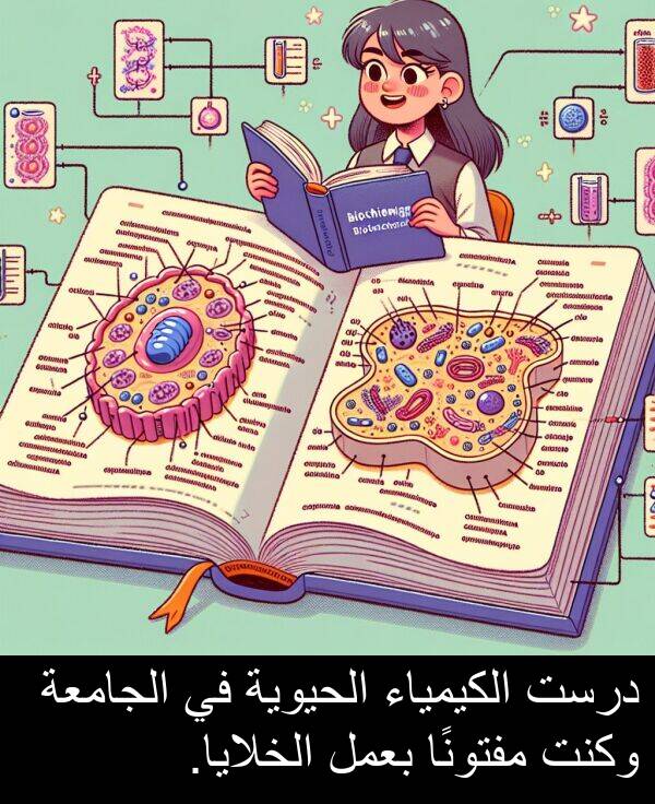 درست: درست الكيمياء الحيوية في الجامعة وكنت مفتونًا بعمل الخلايا.
