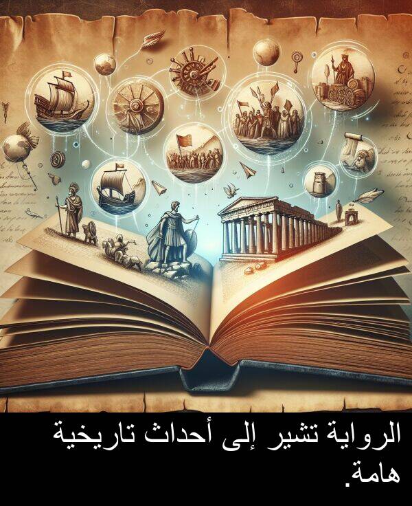 هامة: الرواية تشير إلى أحداث تاريخية هامة.