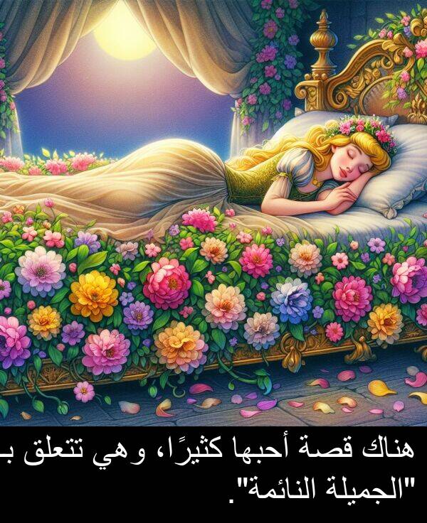 أحبها: هناك قصة أحبها كثيرًا، وهي تتعلق بـ "الجميلة النائمة".