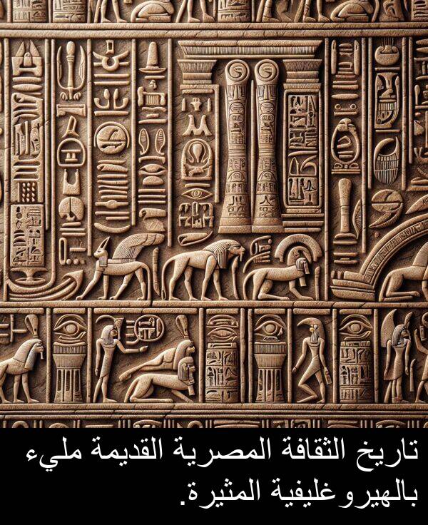 تاريخ: تاريخ الثقافة المصرية القديمة مليء بالهيروغليفية المثيرة.