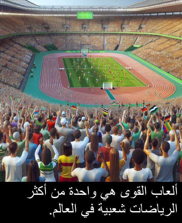 شعبية: ألعاب القوى هي واحدة من أكثر الرياضات شعبية في العالم.