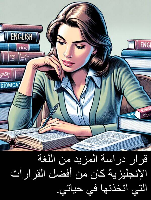 دراسة: قرار دراسة المزيد من اللغة الإنجليزية كان من أفضل القرارات التي اتخذتها في حياتي.