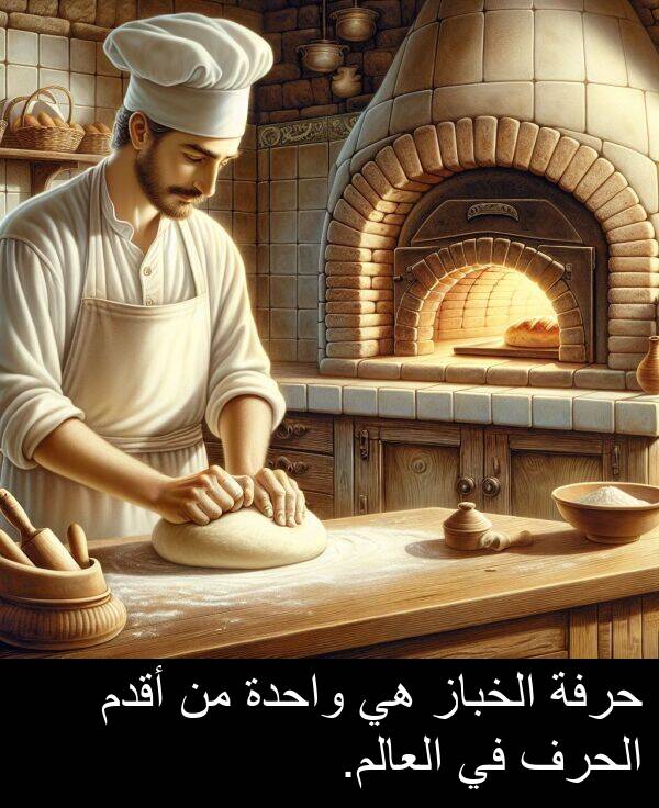 واحدة: حرفة الخباز هي واحدة من أقدم الحرف في العالم.