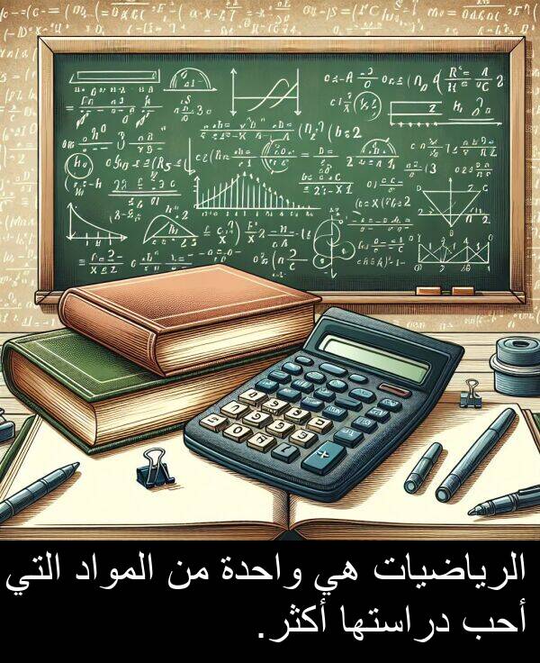 دراستها: الرياضيات هي واحدة من المواد التي أحب دراستها أكثر.