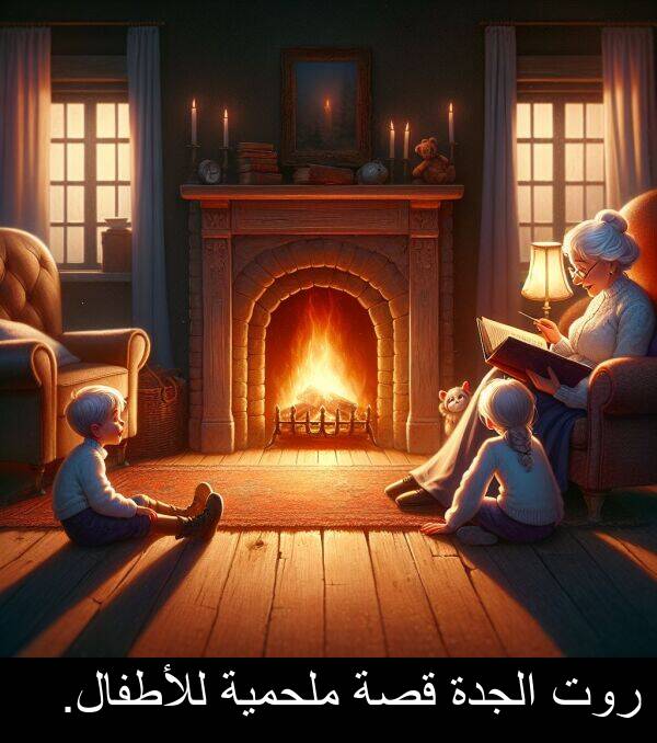 روت: روت الجدة قصة ملحمية للأطفال.