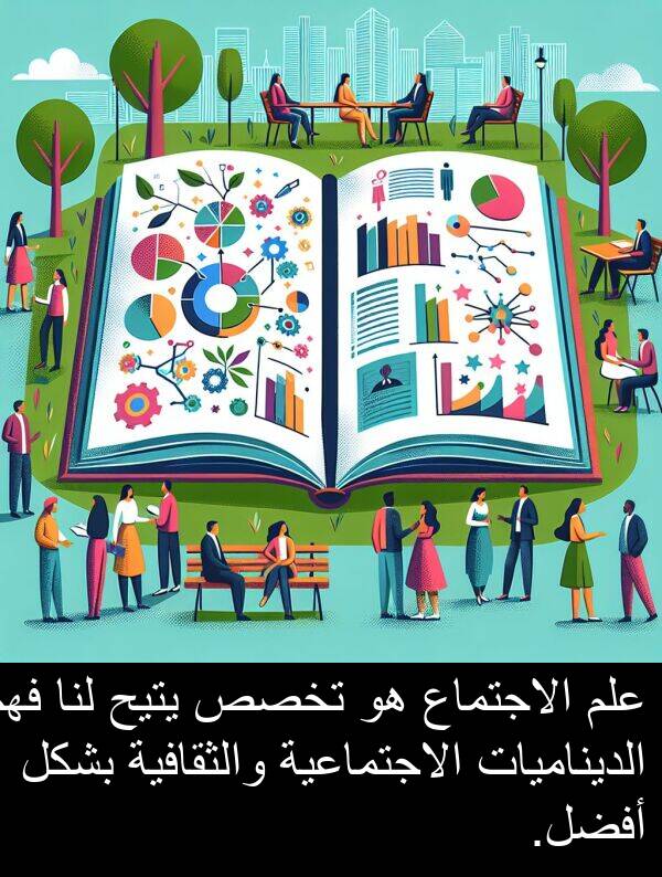 يتيح: علم الاجتماع هو تخصص يتيح لنا فهم الديناميات الاجتماعية والثقافية بشكل أفضل.