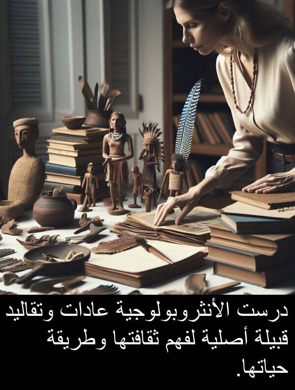 درست: درست الأنثروبولوجية عادات وتقاليد قبيلة أصلية لفهم ثقافتها وطريقة حياتها.