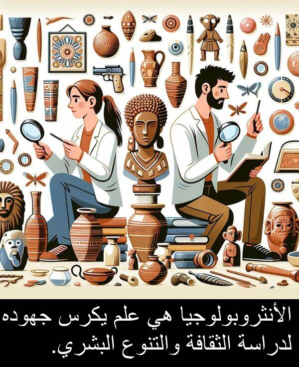 لدراسة: الأنثروبولوجيا هي علم يكرس جهوده لدراسة الثقافة والتنوع البشري.