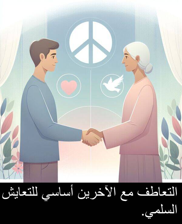 أساسي: التعاطف مع الآخرين أساسي للتعايش السلمي.