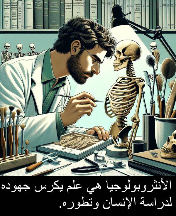 لدراسة: الأنثروبولوجيا هي علم يكرس جهوده لدراسة الإنسان وتطوره.