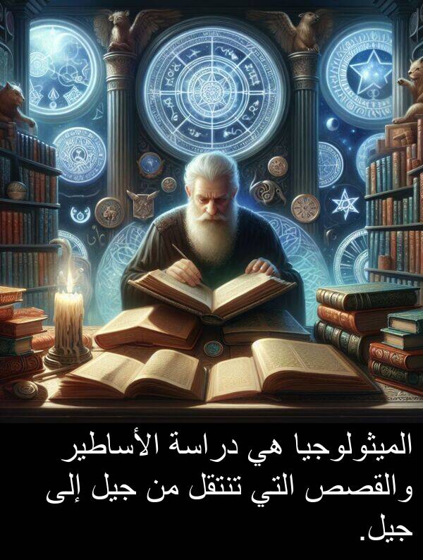 دراسة: الميثولوجيا هي دراسة الأساطير والقصص التي تنتقل من جيل إلى جيل.