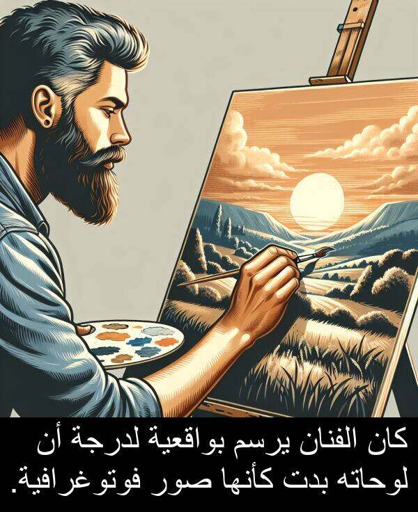 صور: كان الفنان يرسم بواقعية لدرجة أن لوحاته بدت كأنها صور فوتوغرافية.