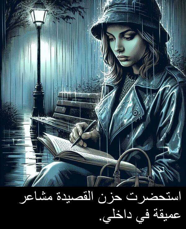 داخلي: استحضرت حزن القصيدة مشاعر عميقة في داخلي.