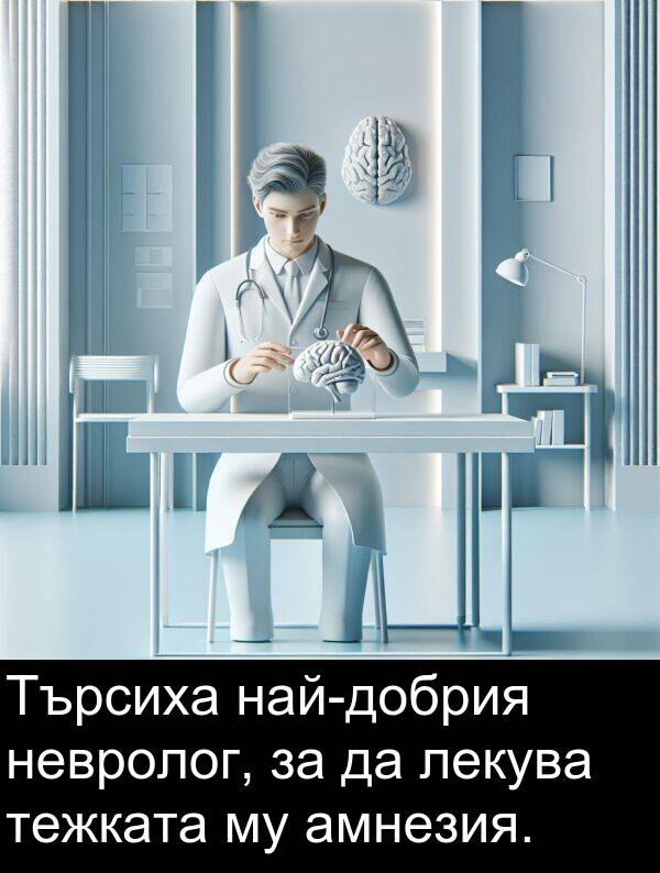 невролог: Търсиха най-добрия невролог, за да лекува тежката му амнезия.