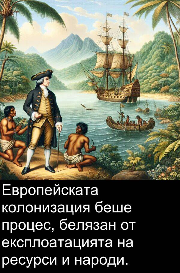 народи: Европейската колонизация беше процес, белязан от експлоатацията на ресурси и народи.