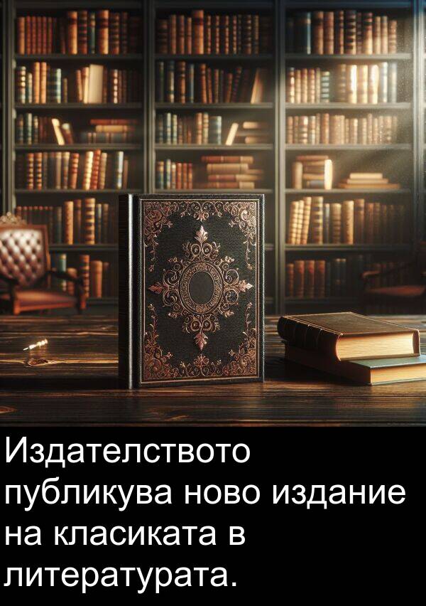 издание: Издателството публикува ново издание на класиката в литературата.