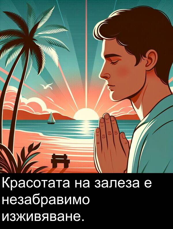 незабравимо: Красотата на залеза е незабравимо изживяване.