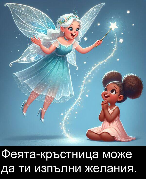 може: Феята-кръстница може да ти изпълни желания.