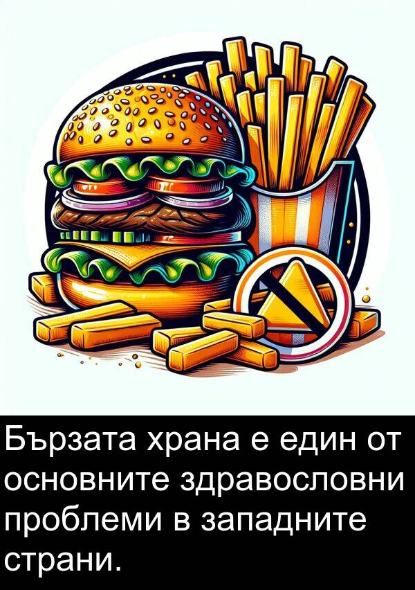 проблеми: Бързата храна е един от основните здравословни проблеми в западните страни.